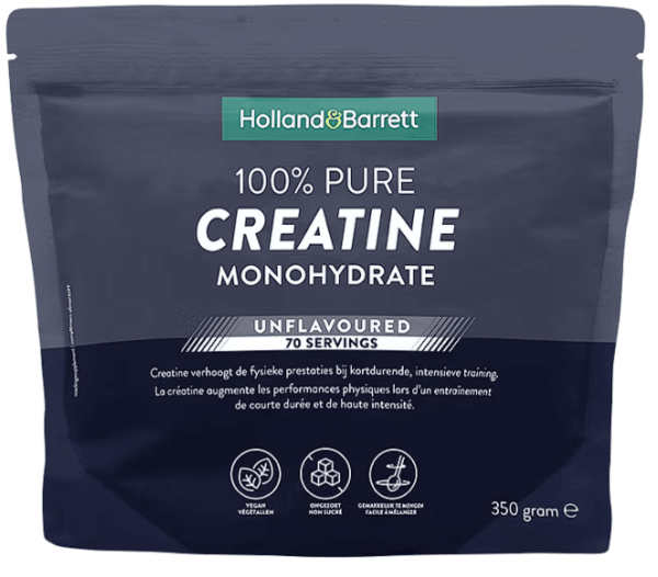 Holland & Barrett 100% Puur Creatine Monohydraat - 350g